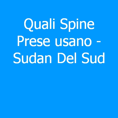 Sudan – Quali spine (prese) eletriche si usano?