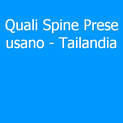 Tailandia – Quali spine (prese) eletriche si usano?