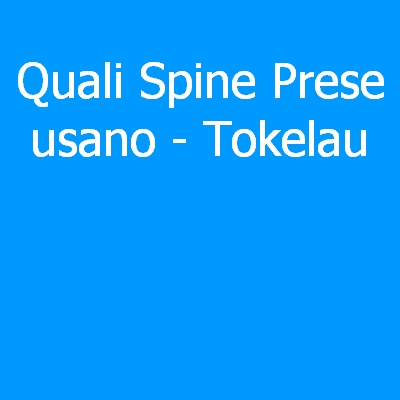 Tokelau – Quali spine (prese) eletriche si usano?