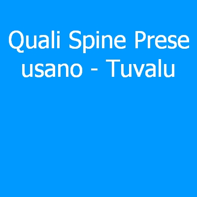 Tuvalu – Quali spine (prese) eletriche si usano?